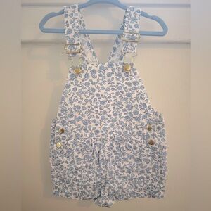 The Beaufort Bonnet Company Blue Floral Overalls